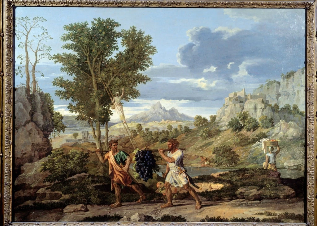 Autunno, o il grappolo d'uva riportato dalla terra promessa - Musée du Louvre, Parigi